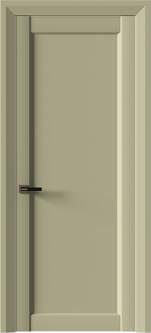 Дверь Domenica Neo Classic Decoro / Доменика Нео Классик Декоро Серо-оливковая эмаль (RAL 7032) без стекла
