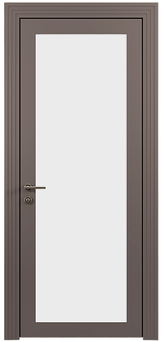 Дверь Tivoli З-1 Теплый Серый эмаль (RAL 040-60-05) со стеклом