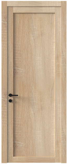 Межкомнатная дверь Tivoli / Тиволи З-4, Без стекла (ДГ), цвет - Дуб сонома светлый