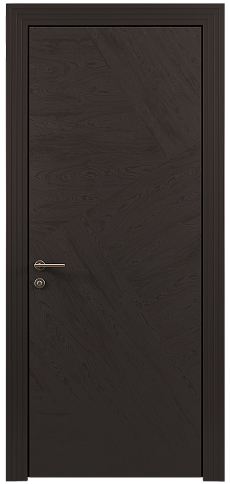 Дверь Tivoli М-1 Теплый Серый эмаль по шпону (RAL 040-60-05) без стекла