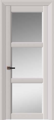 Дверь Milano Neo Classic Decoro / Милано Нео Классик Декоро Лайт Грей ST со стеклом