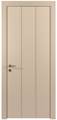 Дверь Tivoli / Тиволи Б-1 Бежевый Мел эмаль (RAL 075-80-10) без стекла