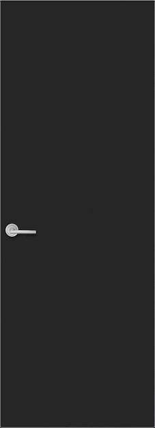 Межкомнатная дверь Tivoli / Тиволи А-1 Невидимка, Без стекла (ДГ), цвет - Черная эмаль (RAL 9004)