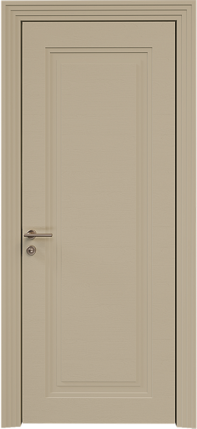 Межкомнатная дверь Domenica Neo Classic Scalino, цвет - Серое Льняное волокно эмаль по шпону (RAL 075-70-10), Без стекла (ДГ)