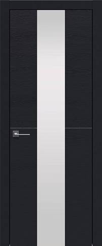 Дверь Tivoli Ж-3 Черная эмаль по шпону (RAL 9004) со стеклом