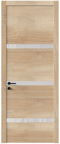 Дверь Tivoli Г-4 Дуб сонома светлый со стеклом