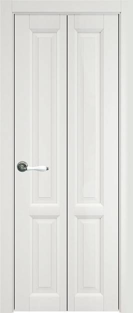 Межкомнатная дверь Porta Classic Dinastia Книжка, цвет - Бежевая эмаль (RAL 9010), Без стекла (ДГ)