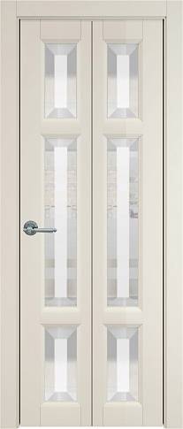 Дверь Siena Книжка Porta&nbsp;Classic Магнолия ST со стеклом
