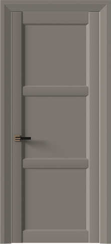 Дверь Milano Neo Classic Decoro Серая стяжка эмаль (RAL 060-60-05) без стекла