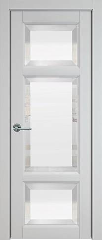 Дверь Siena Porta Classic / Сиена Порта Классик Серая эмаль (RAL 7047) со стеклом