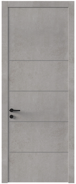 Межкомнатная дверь Tivoli / Тиволи Д-3, Без стекла (ДГ), цвет - Белый камень