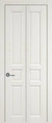 Дверь Imperia-R Книжка Porta Classic Белый ясень nano-flex без стекла