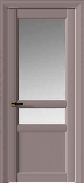Межкомнатная дверь Imperia-R Neo Classic Decoro, Со стеклом (ДО), цвет - Серо-Розовый мордовник эмаль (RAL 020-60-05)