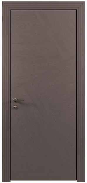 Межкомнатная дверь Tivoli М-1, цвет - Серо-Розовый мордовник эмаль по шпону (RAL 020-60-05), Без стекла (ДГ)