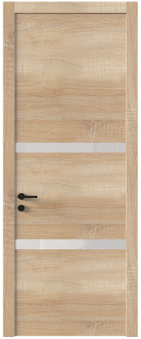 Дверь Tivoli В-4 Дуб сонома светлый со стеклом