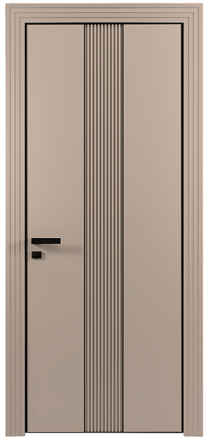 Межкомнатная дверь Pilastro / Пиластро, Без стекла (ДГ), цвет - Бежевое Ядро Миндаля эмаль (RAL 070-85-05)
