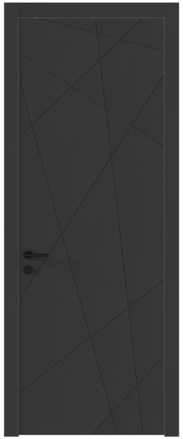 Межкомнатная дверь Tivoli / Тиволи В-5, Без стекла (ДГ), цвет - Диамант серый