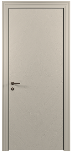 Дверь Tivoli К-1 Жемчужная эмаль по шпону (RAL 1013) без стекла