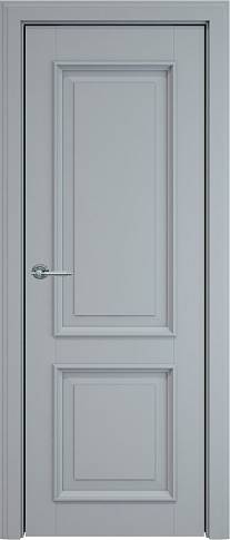 Дверь Dinastia Porta Classic LUX Серебристо-серая эмаль (RAL 7045) без стекла