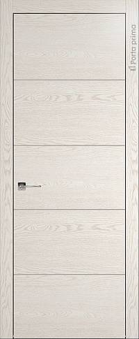 Дверь Tivoli Д-2 Белый ясень nano-flex без стекла