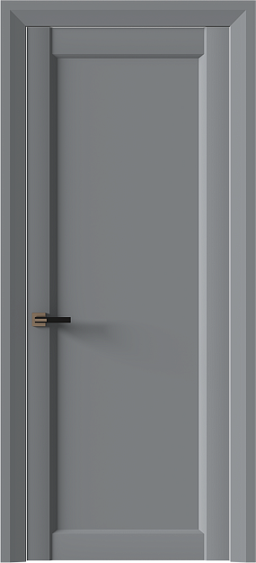 Межкомнатная дверь Domenica Neo Classic Decoro, Без стекла (ДГ), цвет - Серебристо-серая эмаль (RAL 7045)