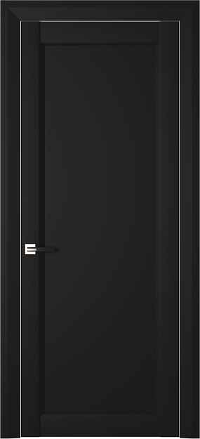 Межкомнатная дверь Domenica Neo Classic Decoro, Без стекла (ДГ), цвет - Чёрный ST