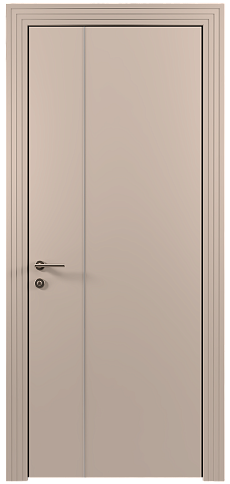 Дверь Tivoli / Тиволи В-1 Грязный Белый эмаль (RAL 070-90-05) без стекла