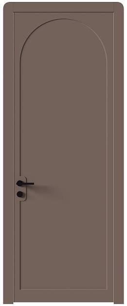 Межкомнатная дверь Luna, Без стекла (ДГ), цвет - Коричневый Тик эмаль (RAL 050-50-10)