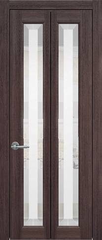 Дверь Domenica Книжка Porta&nbsp;Classic Венге Нуар со стеклом