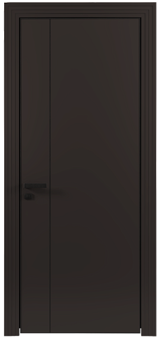 Дверь Piazza Moderno Чёрный Базальт эмаль (RAL 040-30-05) без стекла