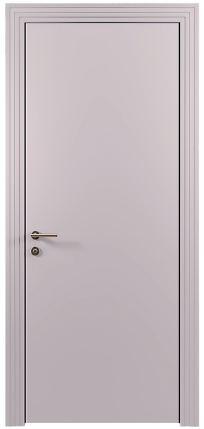 Межкомнатная дверь Tivoli / Тиволи А-4, Без стекла (ДГ), цвет - Серый Флокс эмаль (RAL 358-71-02)