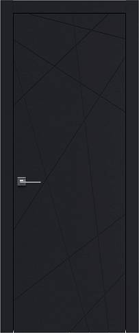 Дверь Tivoli В-5 Черная эмаль (RAL 9004) без стекла