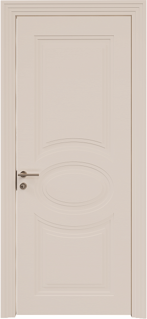 Межкомнатная дверь Florencia Neo Classic Scalino, Без стекла (ДГ), цвет - Грязный Белый эмаль по шпону (RAL 070-90-05)