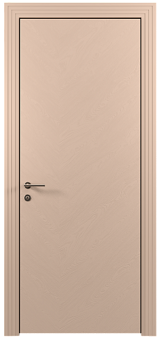 Дверь Tivoli Л-1 Серый цемент эмаль по шпону (RAL 060-70-10) без стекла