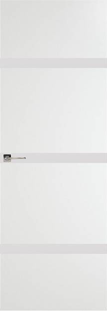Межкомнатная дверь Tivoli Г-4 Невидимка, цвет - Белая эмаль (RAL 9003), Без стекла (ДГ)