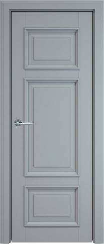 Дверь Siena Porta Classic LUX Серебристо-серая эмаль (RAL 7045) без стекла
