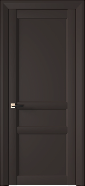 Межкомнатная дверь Imperia-R Neo Classic Decoro, Без стекла (ДГ), цвет - Чёрный Базальт эмаль (RAL 040-30-05)