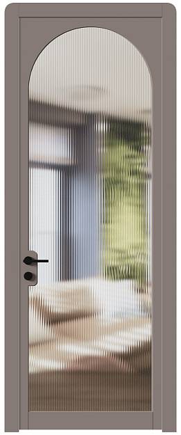 Межкомнатная дверь Luna, Со стеклом (ДО), цвет - Теплый Серый эмаль (RAL 040-60-05)