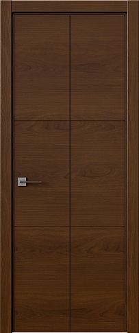 Дверь Tivoli В-2 Книжка Итальянский орех без стекла