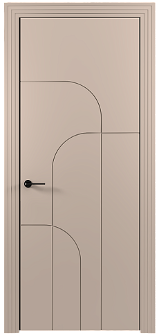 Дверь Arco Moderno / Арко Модерно Грязный Белый эмаль (RAL 070-90-05) без стекла