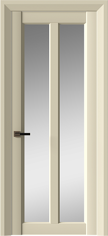 Дверь Prato Neo Classic Decoro / Прато Нео Классик Декоро Жемчужная эмаль (RAL 1013) со стеклом
