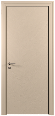 Дверь Tivoli Л-1 Бежевый Мел эмаль по шпону (RAL 075-80-10) без стекла