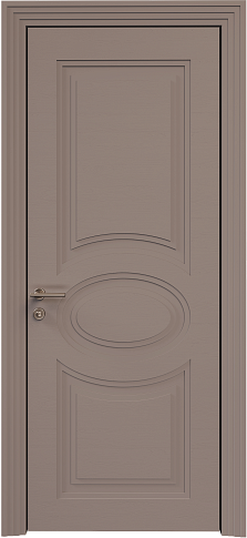 Дверь Florencia Neo Classic Scalino Теплый Серый эмаль по шпону (RAL 040-60-05) без стекла