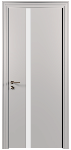 Дверь Tivoli / Тиволи Д-1 Серая эмаль (RAL 7047) без стекла