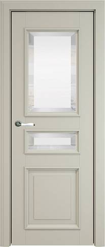 Дверь Imperia-R Porta Classic LUX Серо-оливковая эмаль (RAL 7032) со стеклом