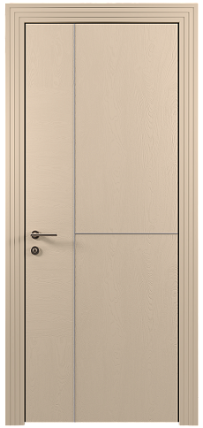 Дверь Tivoli Г-1 Бежевый Мел эмаль по шпону (RAL 075-80-10) без стекла
