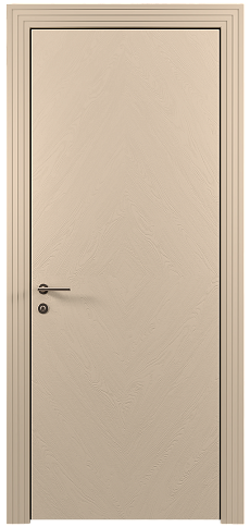 Дверь Tivoli К-1 Бежевый Мел эмаль по шпону (RAL 075-80-10) без стекла