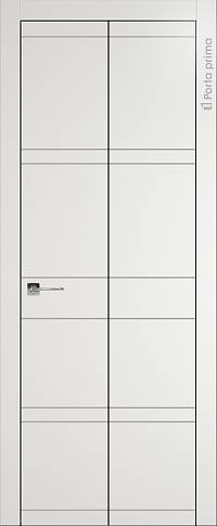Дверь Tivoli Е-2 Книжка Бежевая эмаль (RAL 9010) без стекла