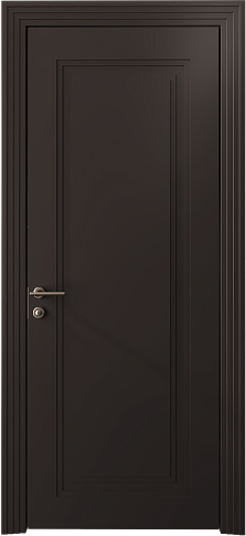 Дверь Domenica Neo Classic Scalino Чёрный Базальт эмаль (RAL 040-30-05) без стекла