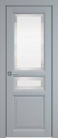 Дверь Imperia-R Porta&nbsp;Classic Серебристо-серая эмаль (RAL 7045) со стеклом